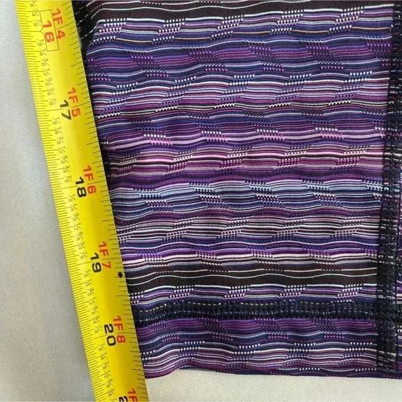Lululemon Pace Rival Crop Legging- Space Dye Twist Violet Multi Size 6 - Picture 6 of 11